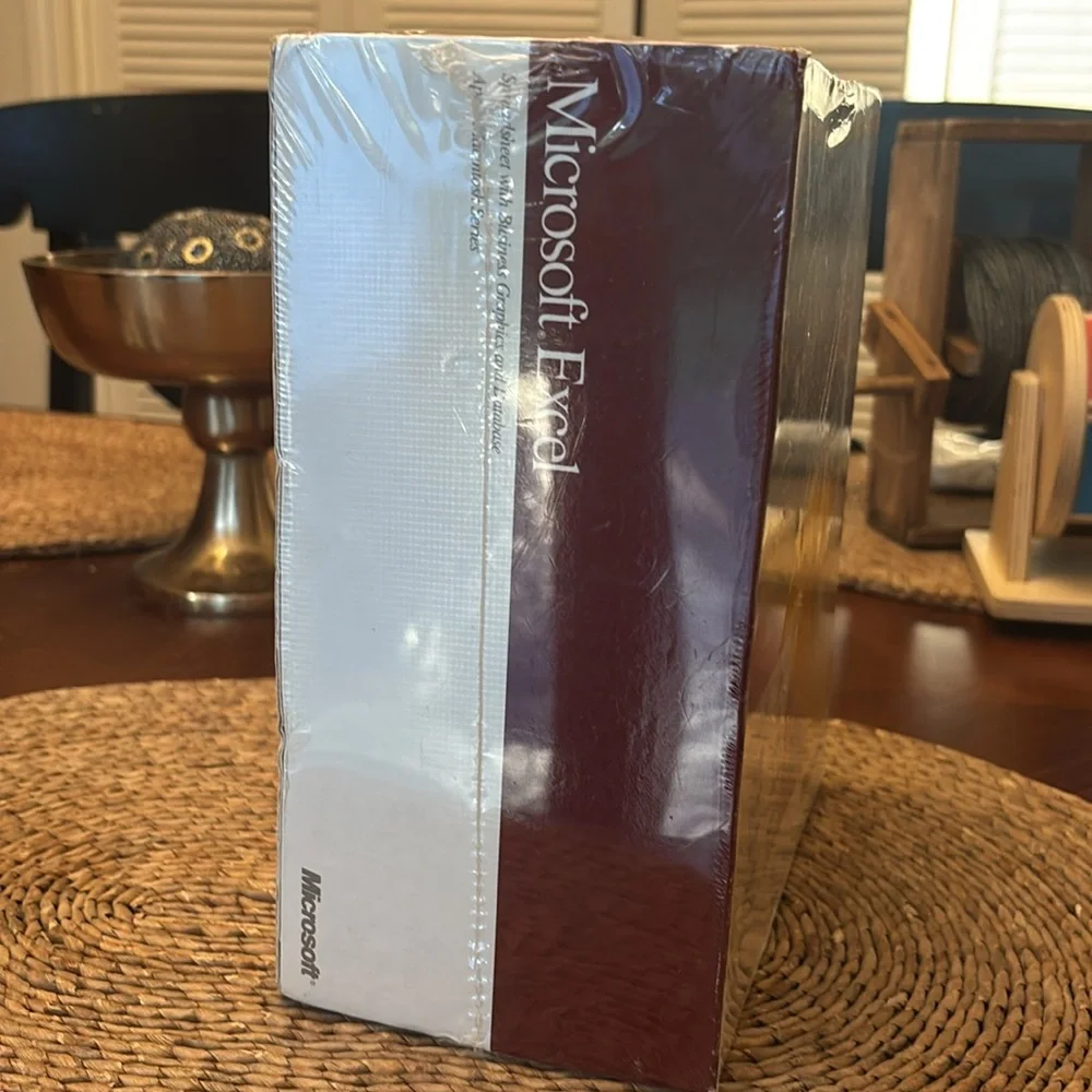 Vintage Microsoft Excel for Mac system 7.0